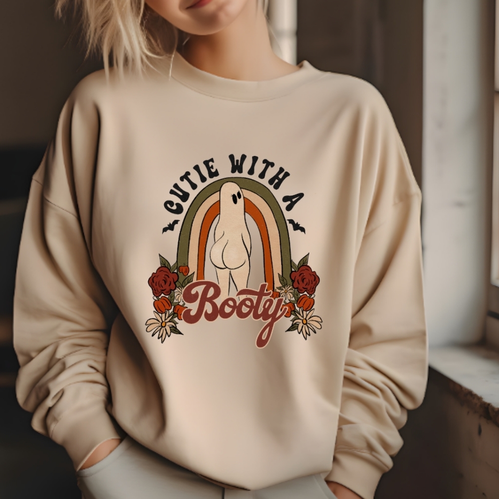 Cutie with a booty crewneck